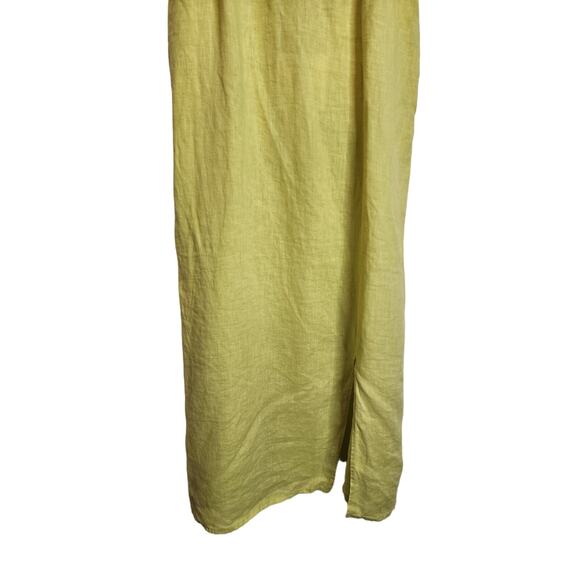 Rachel Zoe 100% Linen Yellow Dress, NWT, Size 4 - Picture 5 of 10